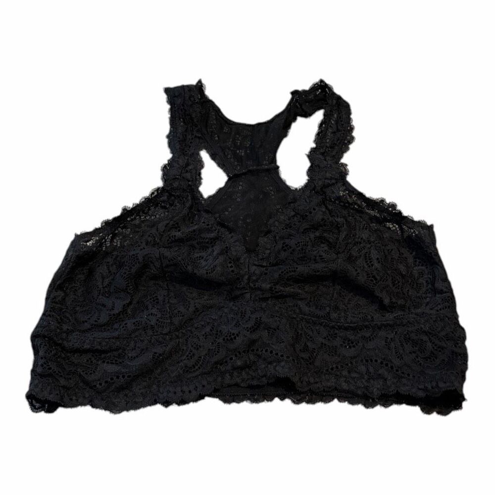 TORRID CURVE Women’s Black Lace Racerback Bralette Size 1
